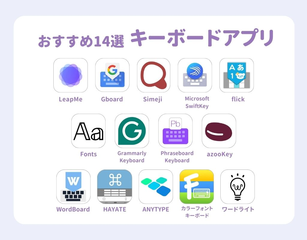 【最新】iPhoneのキーボードアプリおすすめ14選!の画像1枚目